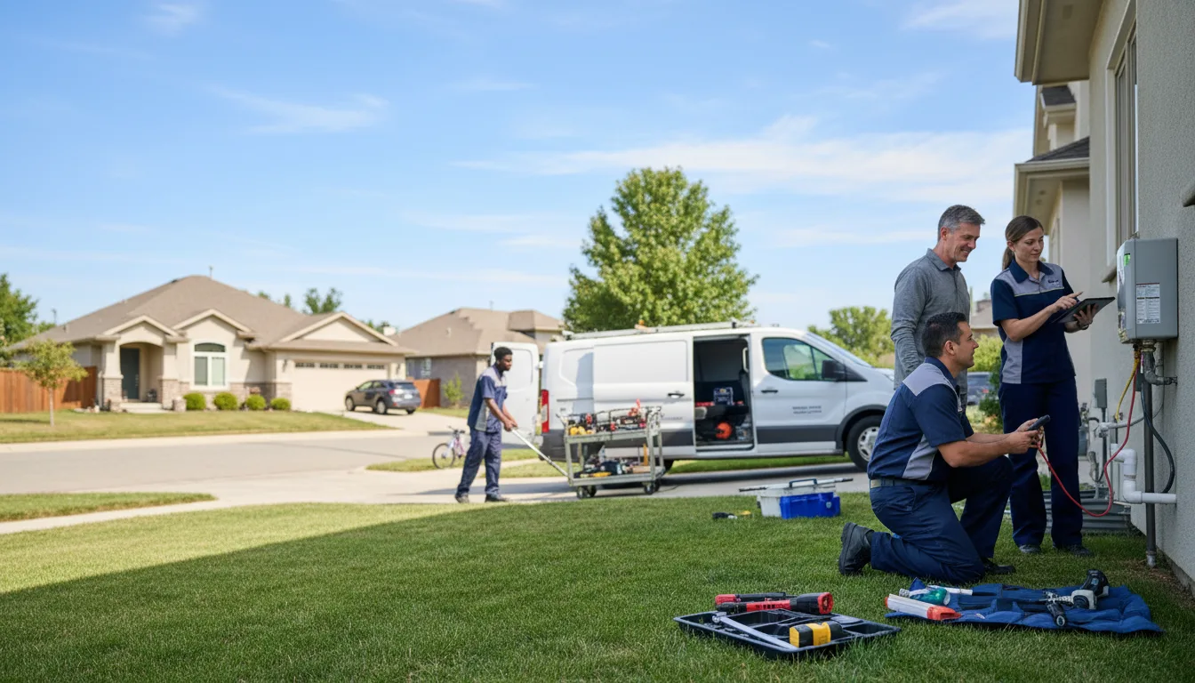 Tankless water heater service in Cheriton, VA